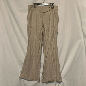 cream / beige Michael Michael Kors 100% linen pants size 8